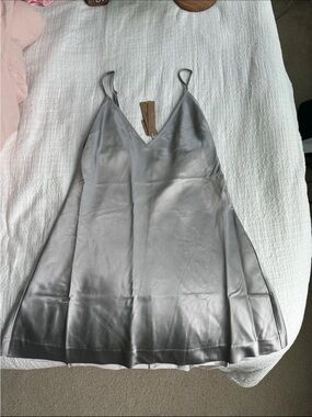 SKIMS Heavyweight Cami Mini Dress Color: Mirror Size M NEW WITH TAGS